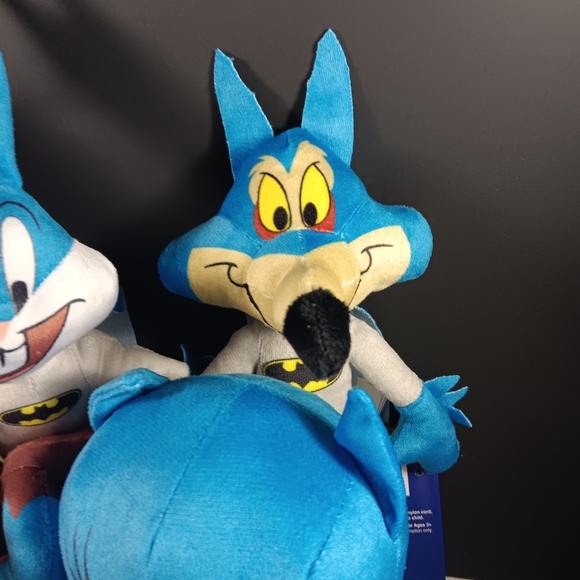 Looney Tunes Cartoon Set of 5 Super Hero Costume Batman Bugs Plush Toy 8-10” New - Picture 6 of 8